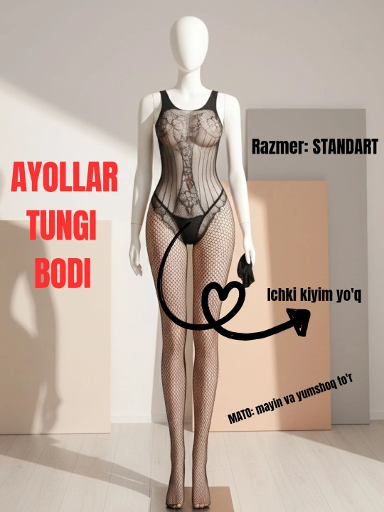 Ayollar penuar, ichki kiyimi, penyuar, to‘r, bodi, tungi kiyim, kombinezon