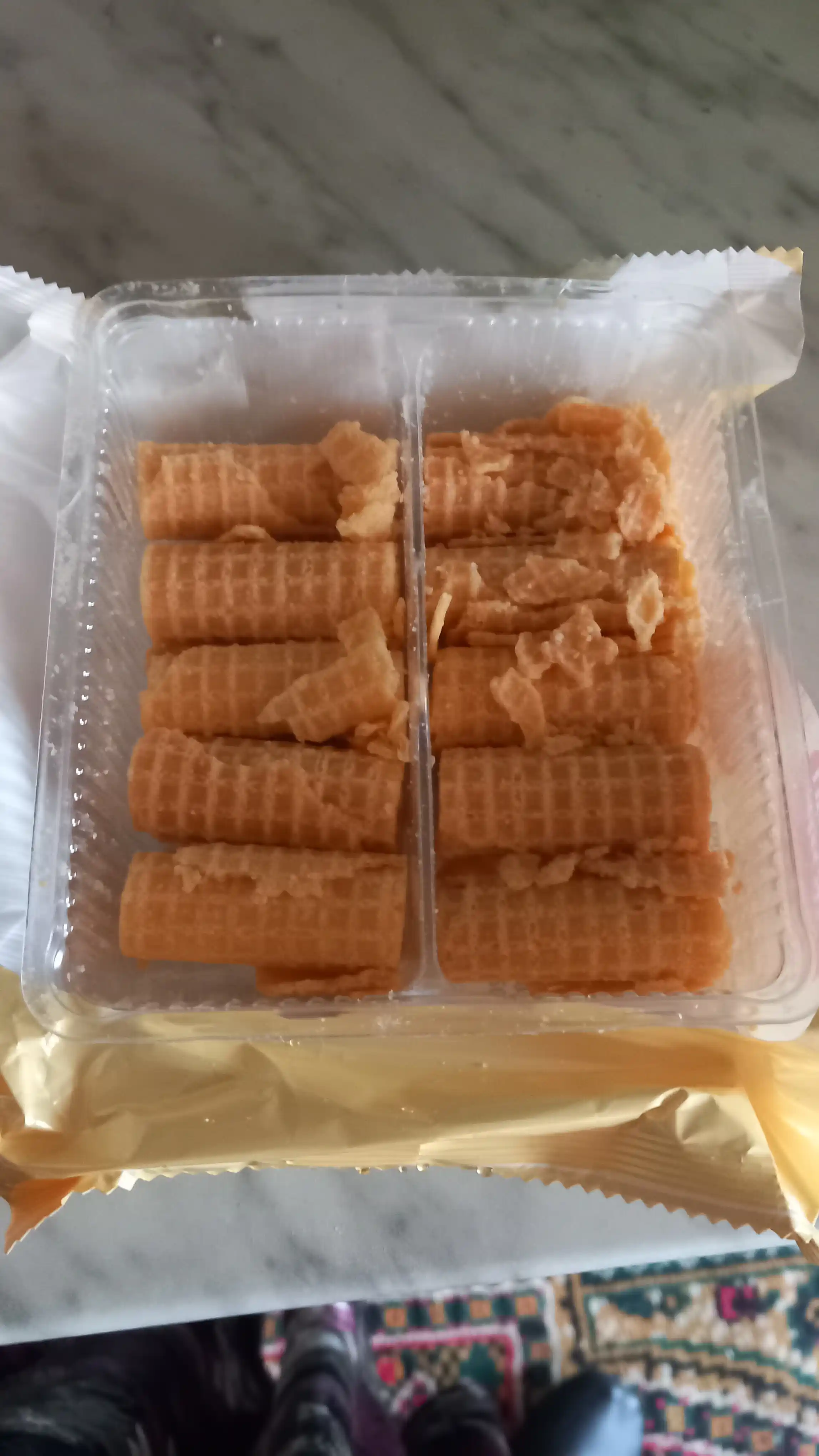 Vafli rulet Yashkino, quyultirilgan sut ta'mi bilan, 160 g