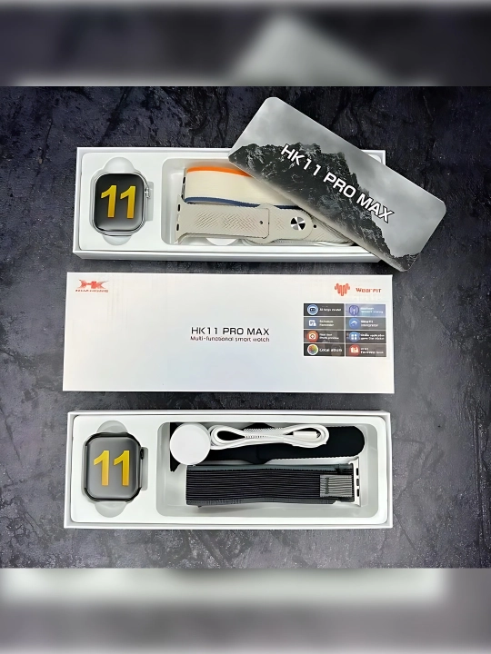 HK11 Pro Max Smart Watch – AMOLED, Bluetooth Call