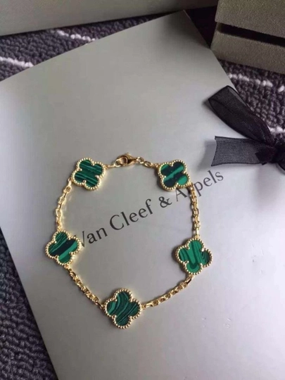Браслеты для женщин и девушек Van Cleef, не меняет цвет и не темнеет — HOMEPRI-БРАСЛЕТ-ТЕМНЗЕЛ