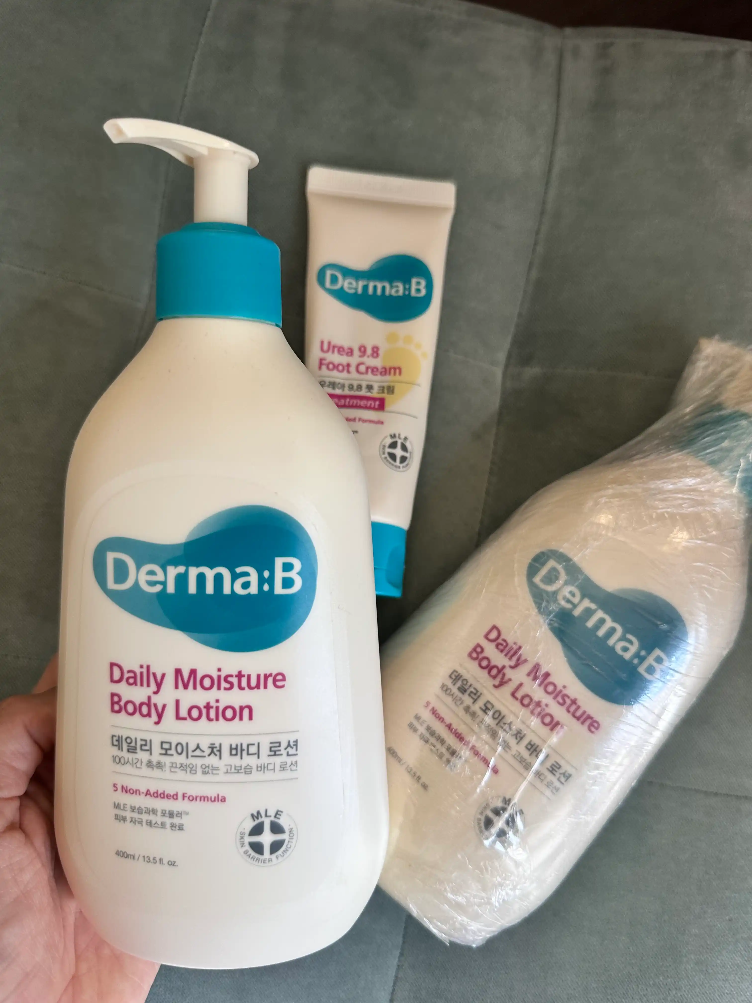 Derma B Tana uchun namlantiruvchi loson:lamellyar Daily Moisture Body,Ceramide Body,400 ml