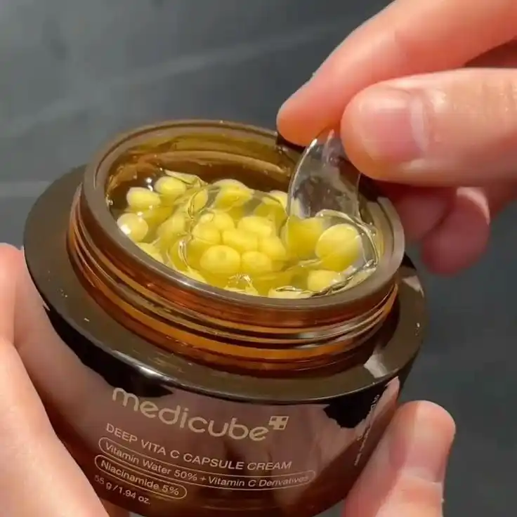 Капсульный крем для лица Medicube Capsule Cream, для осветления, лифтинга кожи