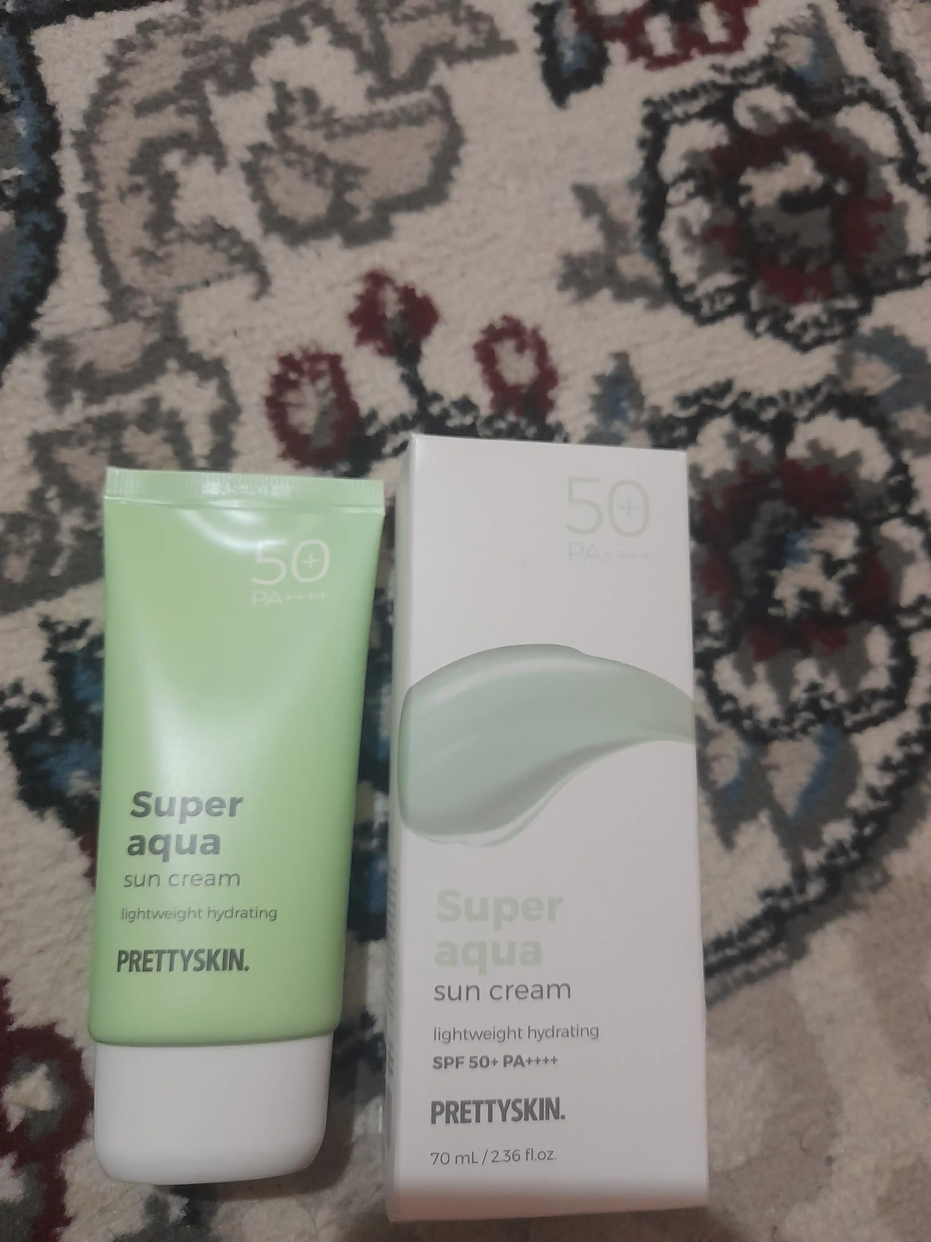 Pretty Skin Yuz uchun namlovchi, quyoshdan himoyalovchi krem SPF50+ PA++++ 4 xil, 70 ml