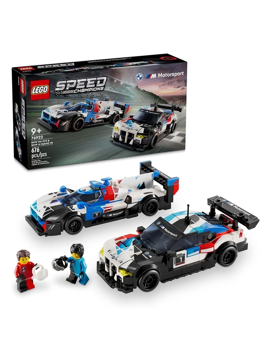 LEGO Speed Champions BMW M4 GT3 и BMW M Hybrid V8, набор гоночных машин 76922 - 
