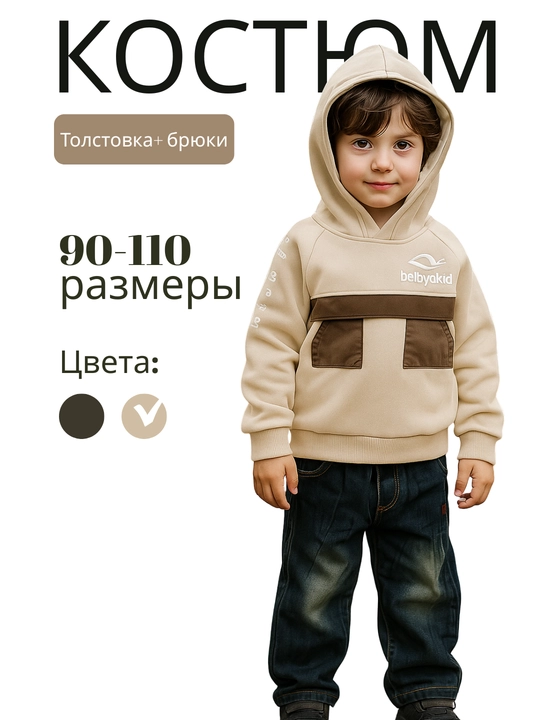 Bolalar kostyumi, ikkilik - 