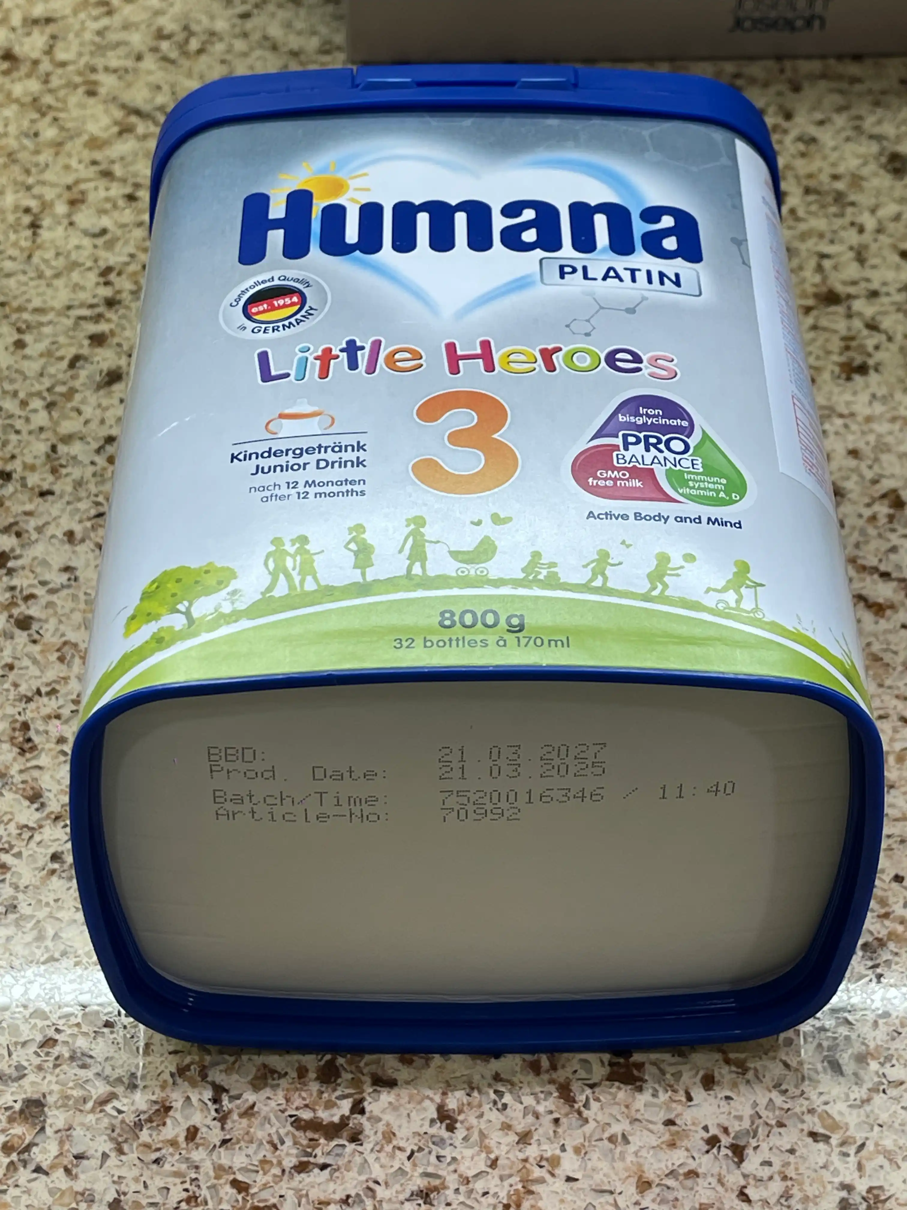 Смесь Humana Platin 3 MP, 800 г