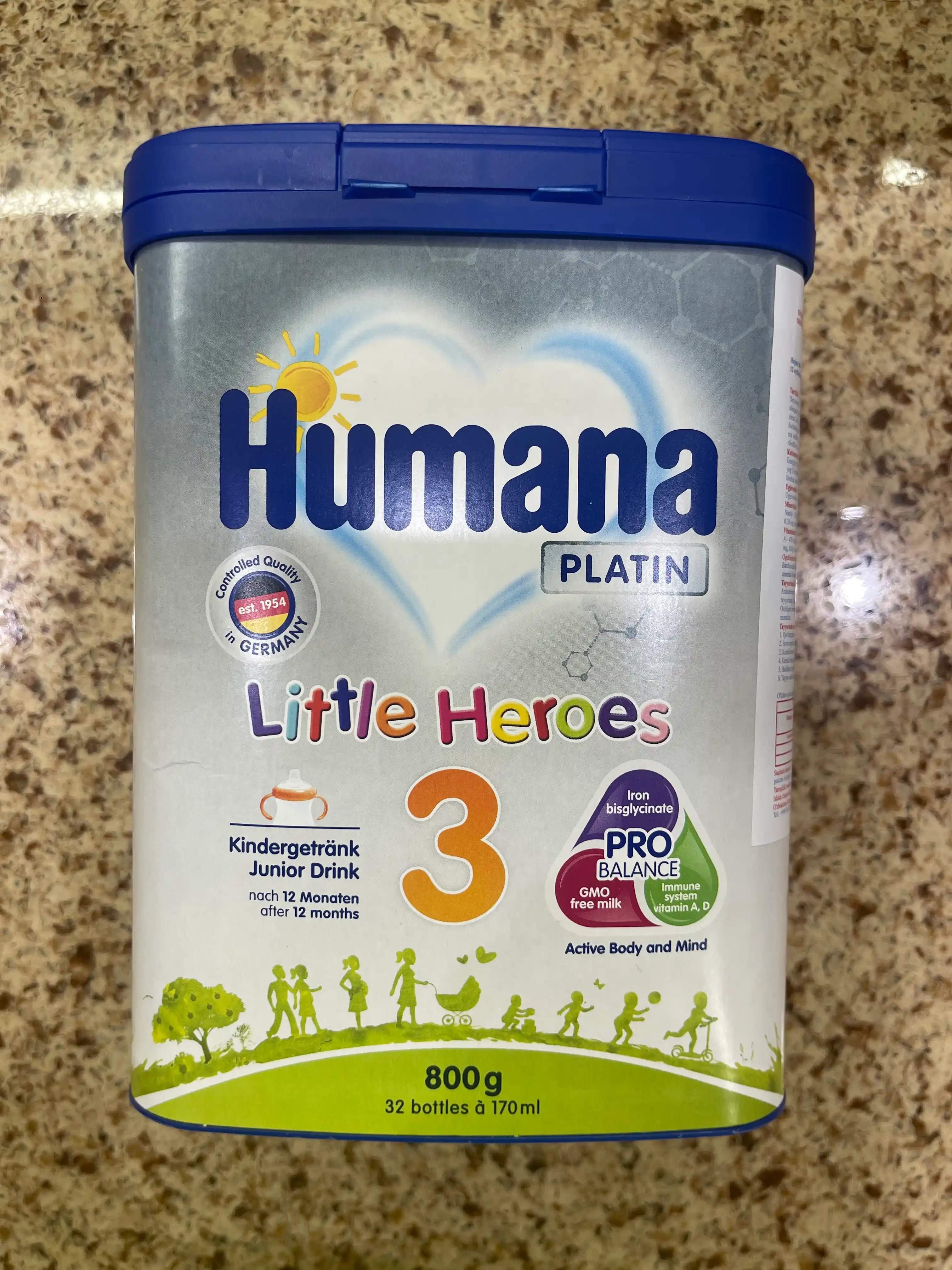 Смесь Humana Platin 3 MP, 800 г