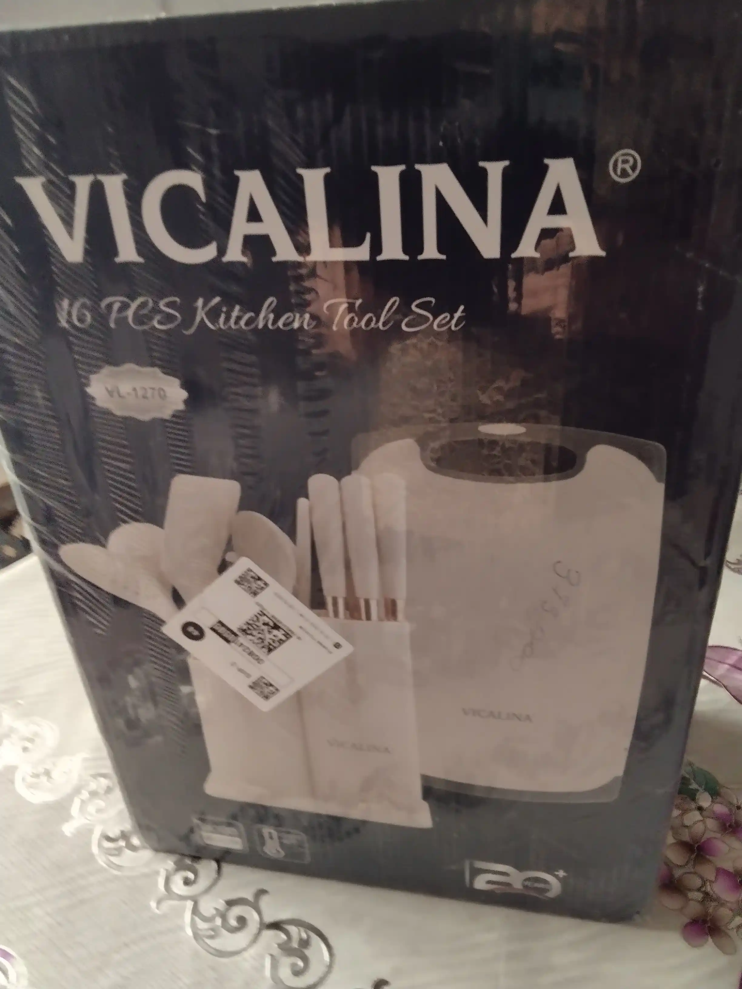 Oshxona anjomlari to'plami Vicalina, yopishmaydigan, silikondan