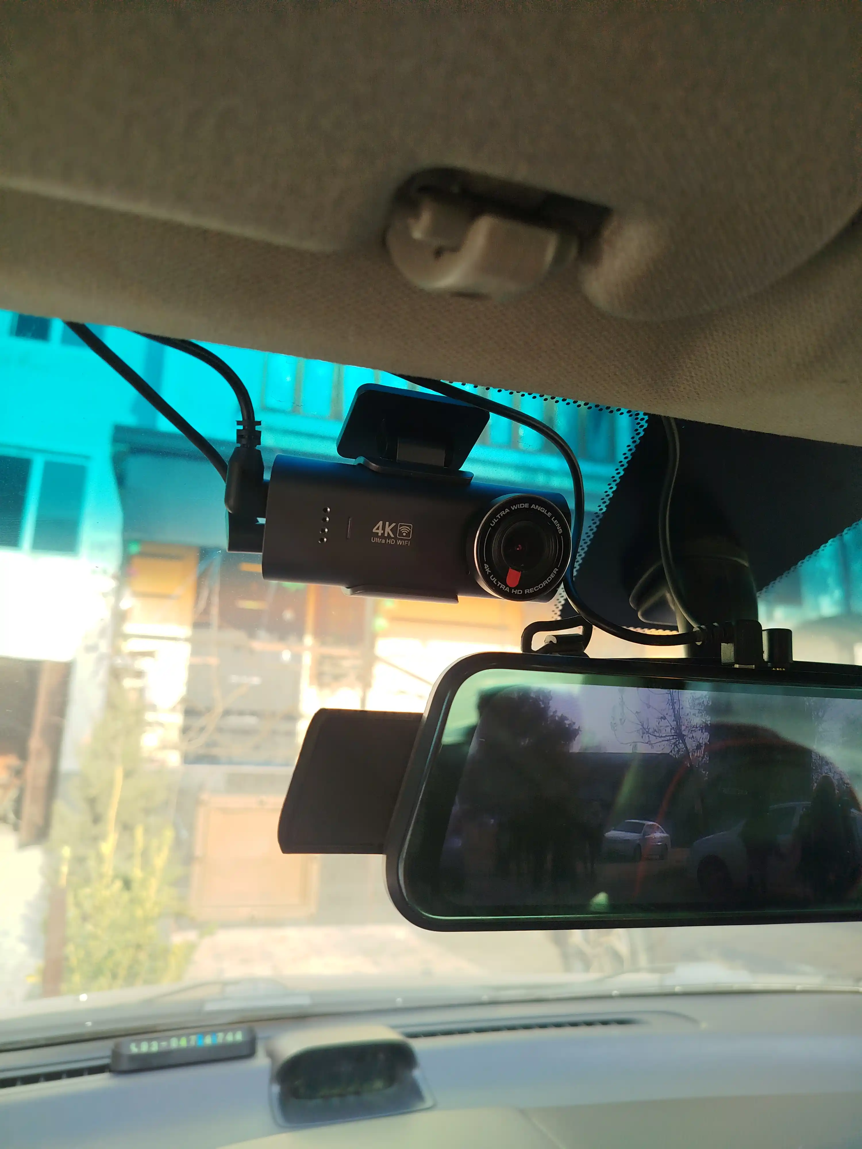 Видеорегистратор DASH CAMERA 4K+AHD 1080 FULL HD,Wi-Fi, GPS+64 ГБ, 1,5-дюймовый HD-дисплей
