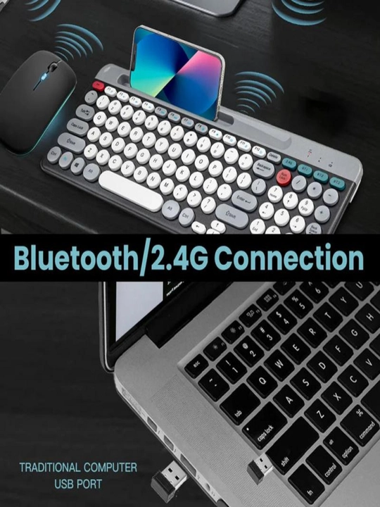 Беспроводная клавиатура с мышью, подключаемая через Bluetooth