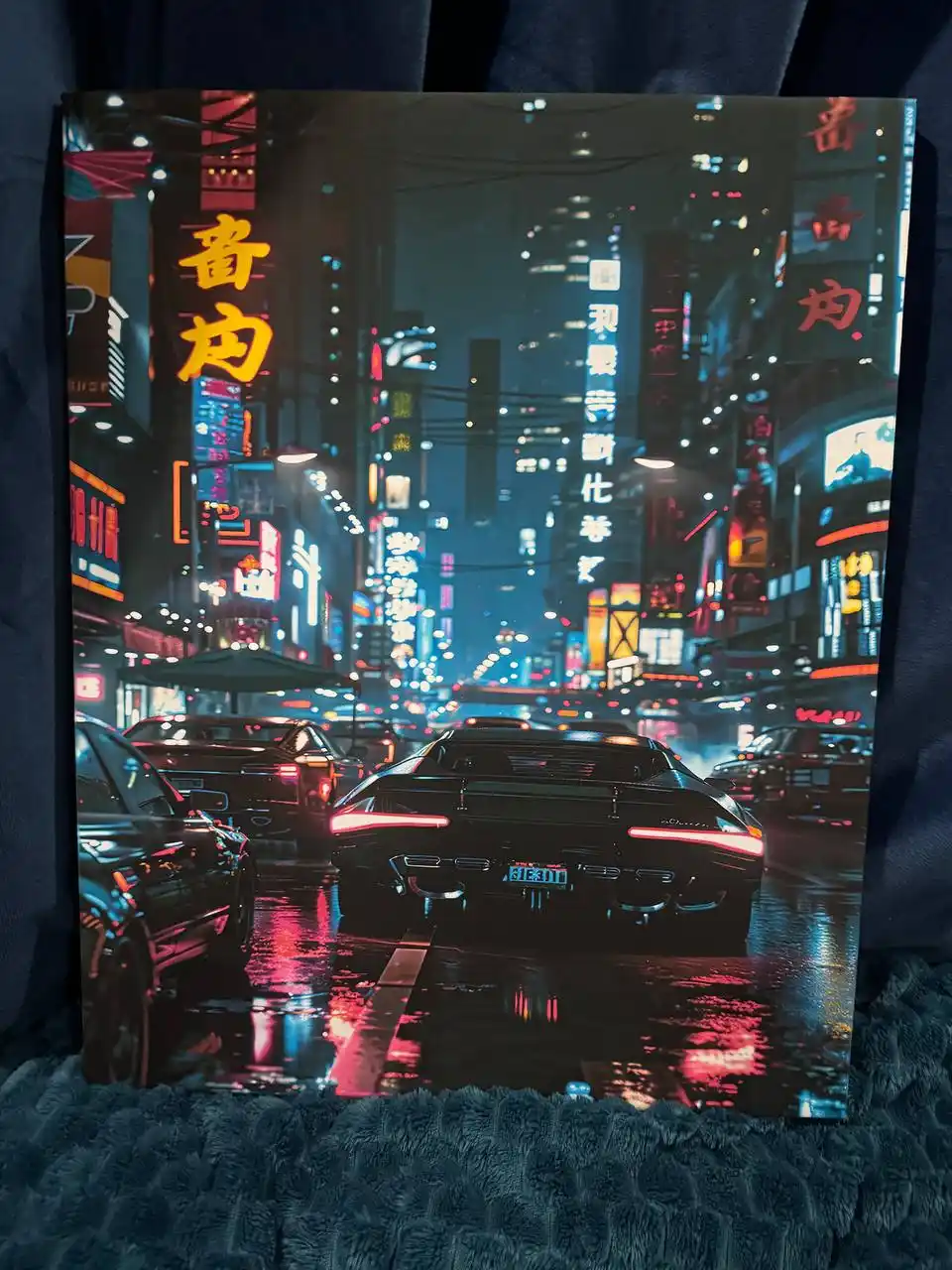 Interyer rasm ARTERY, holstga bosilgan kartina, yog‘och podramnikli poster, 40 × 50 sm