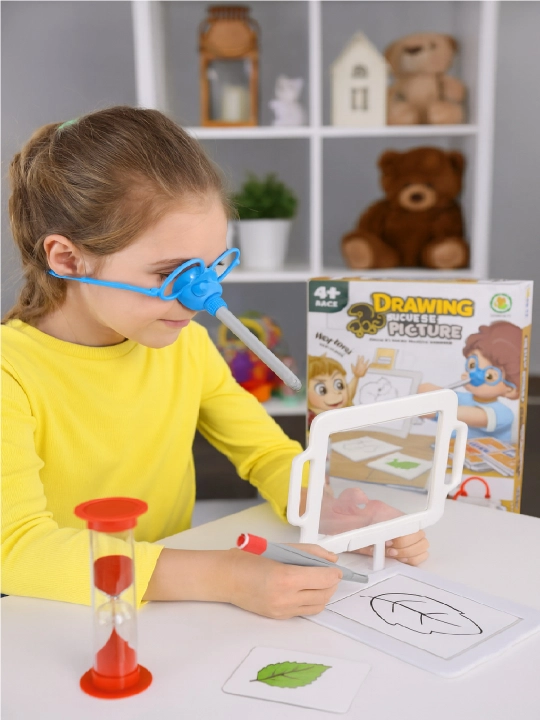 Настольная игра "Угадай картинку", рисуй носом, игра для двоих