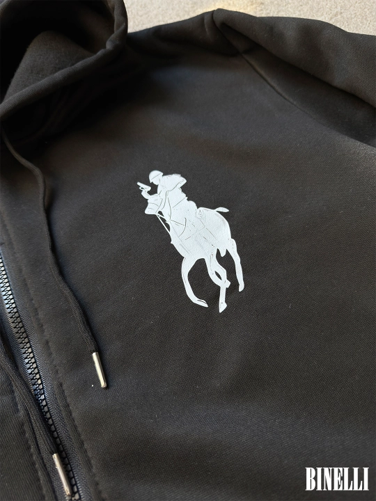 Erkaklar va ayollar uchun Ralph Lauren, kapyushonli va molniyali xudi, zip, kurtka, S–2XL