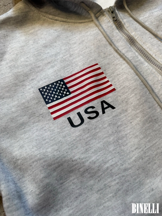 Erkaklar va ayollar uchun Ralph Lauren, kapyushonli va molniyali xudi, zip, kurtka, S–2XL