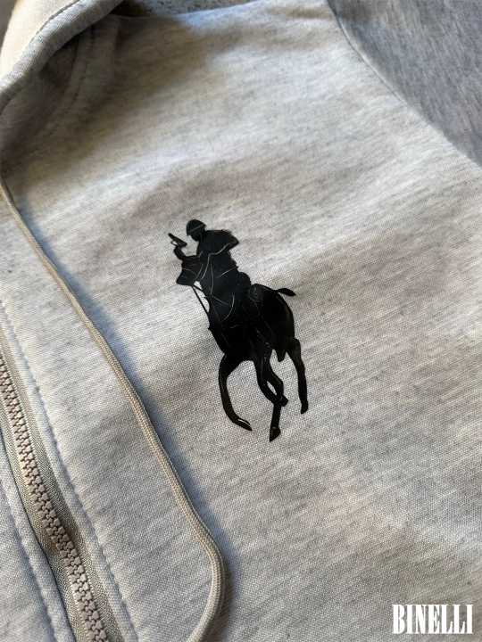Erkaklar va ayollar uchun Ralph Lauren, kapyushonli va molniyali xudi, zip, kurtka, S–2XL
