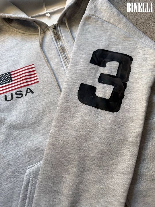 Erkaklar va ayollar uchun Ralph Lauren, kapyushonli va molniyali xudi, zip, kurtka, S–2XL
