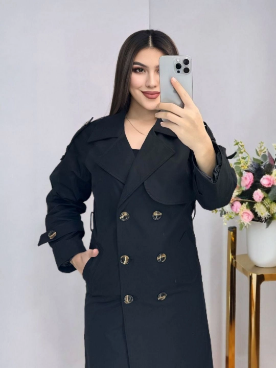 Zamonaviy ayollar va qizlar uchun trench bahor kuz uchun klassik ofes va kundalik plashlar