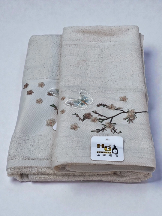 Турецкие банные полотенца – 2 штуки, 70×135, 50×85, мягкие, быстро сохнут, 100% хлопок