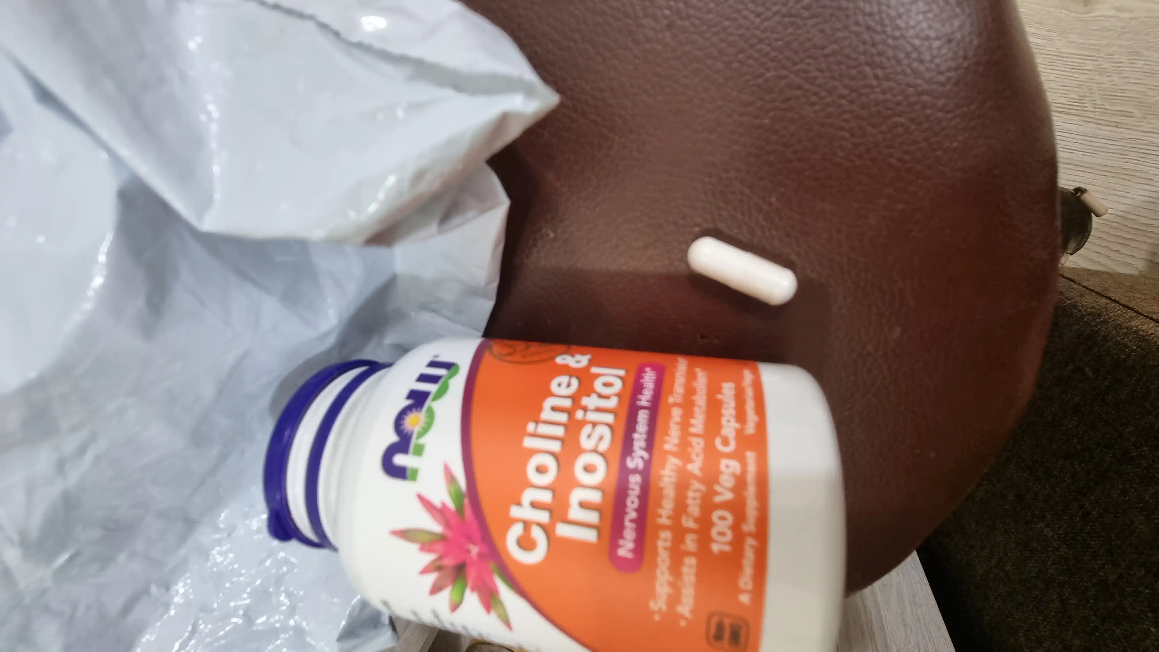 NOW Foods, xolin va Inositol, 100 kapsula