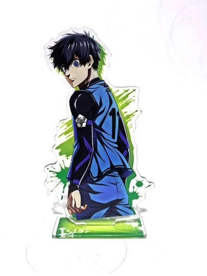 Аниме фигурка акриловая 2D "Blue Lock", Синяя Тюрьма, 12 видов — AKIBA-BLUELC2-МЕНТОЛ