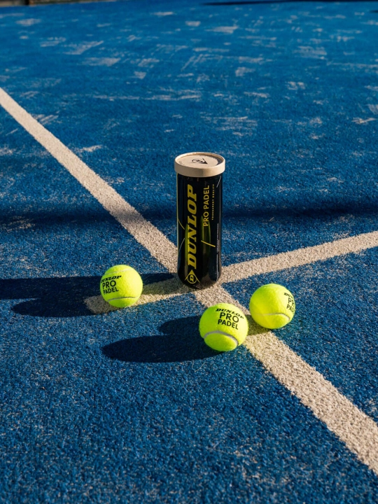 Профессиональные мячи для падел тенниса DUNLOP PRO PADEL  - 