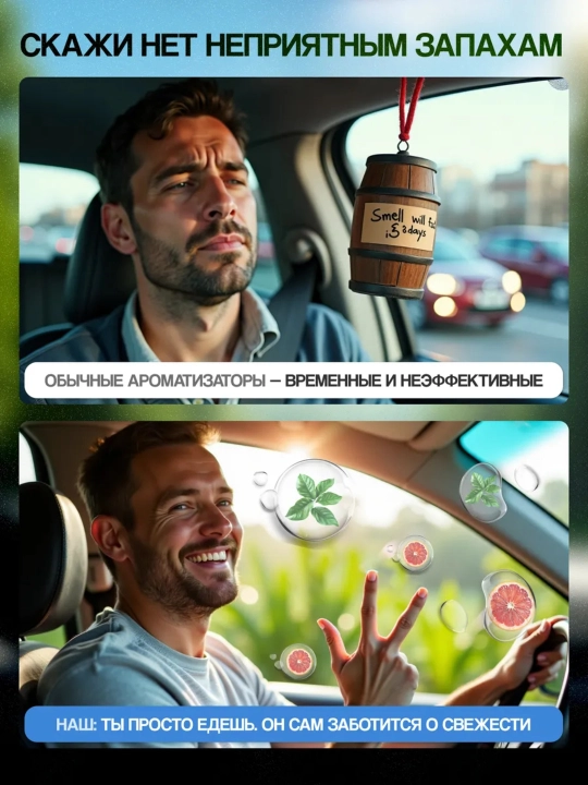 Умный AI аромадиффузор для Авто 2025; автоматический смарт освежитель салона