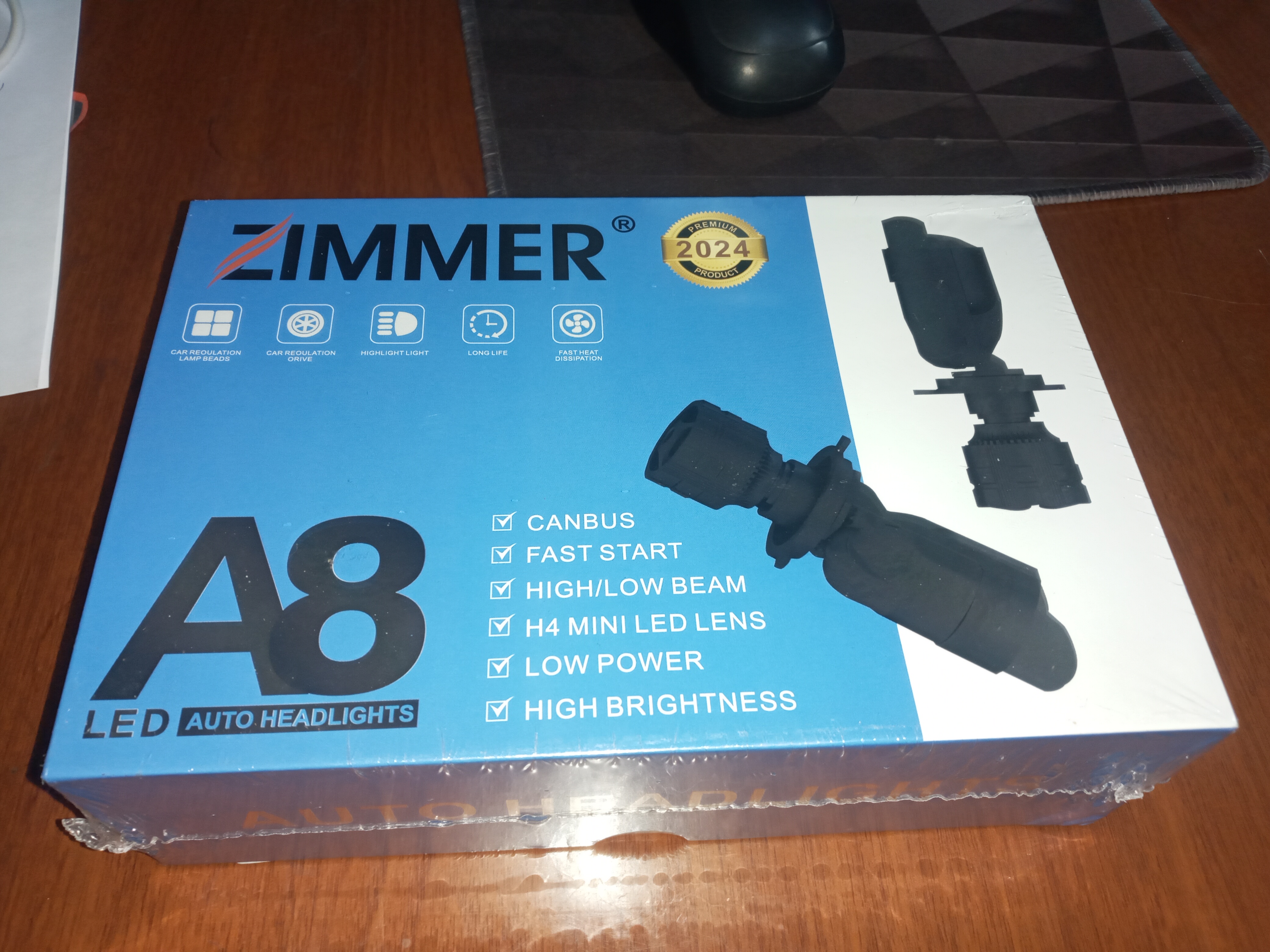 Yoritgichlar led lampa A8 oq va sariq rangli,LED - A7 LED lampalar H4 mini linzali avto
