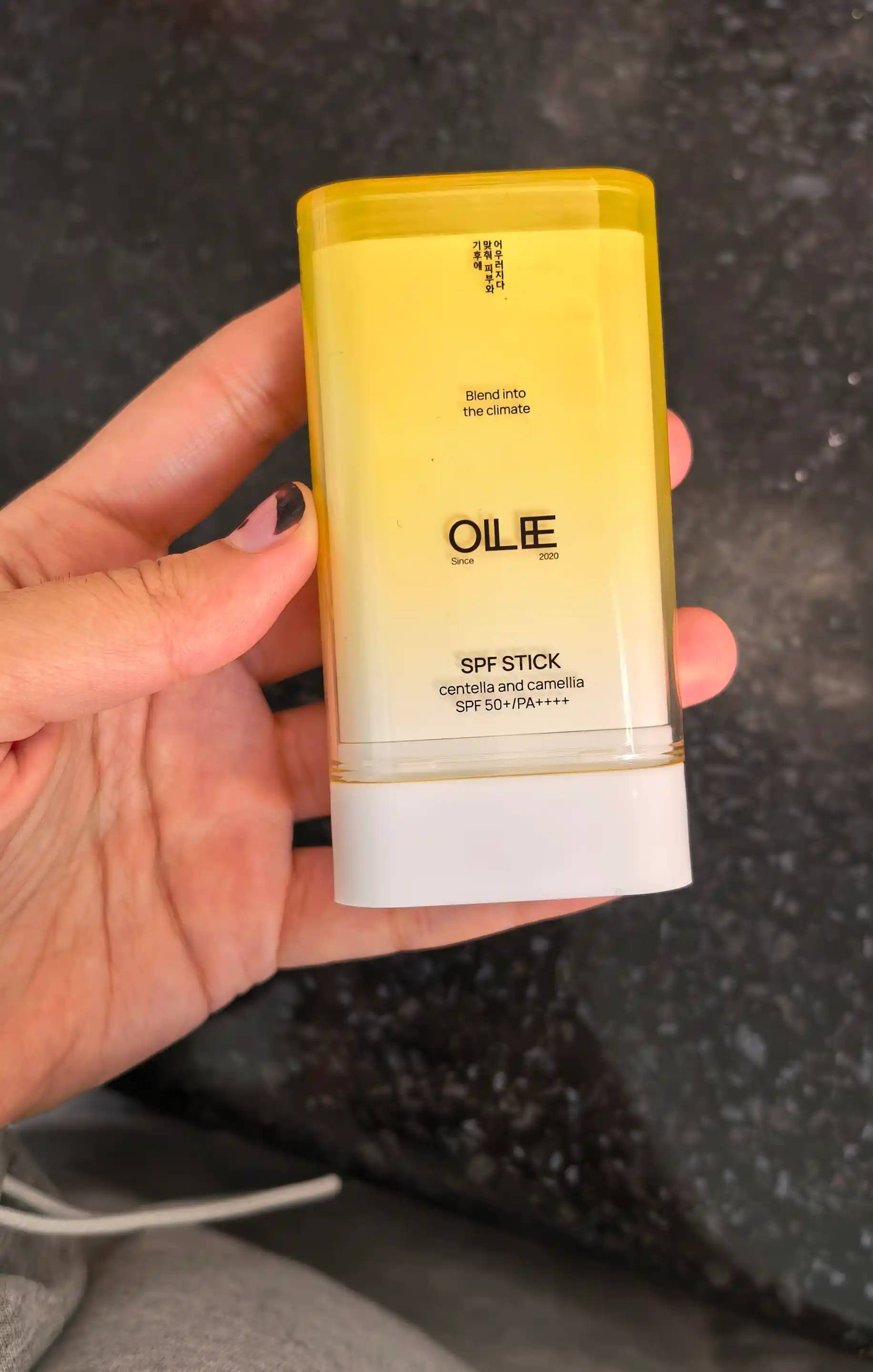 Makiyaj ustidan yangilash uchun 19 g SPF50+ matlovchi OLLEE yuz uchun quyoshdan himoyalovc