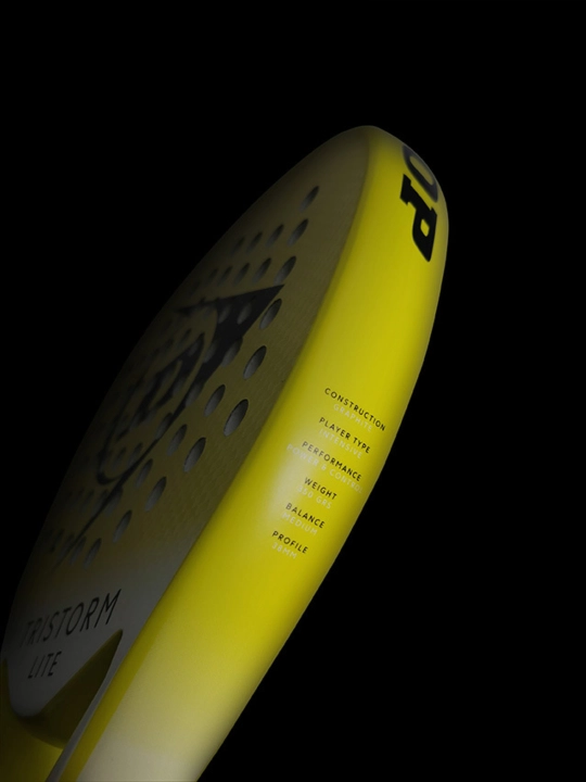 Dunlop Tristorm Lite yumshoq yadroli yengil padel raketkasi