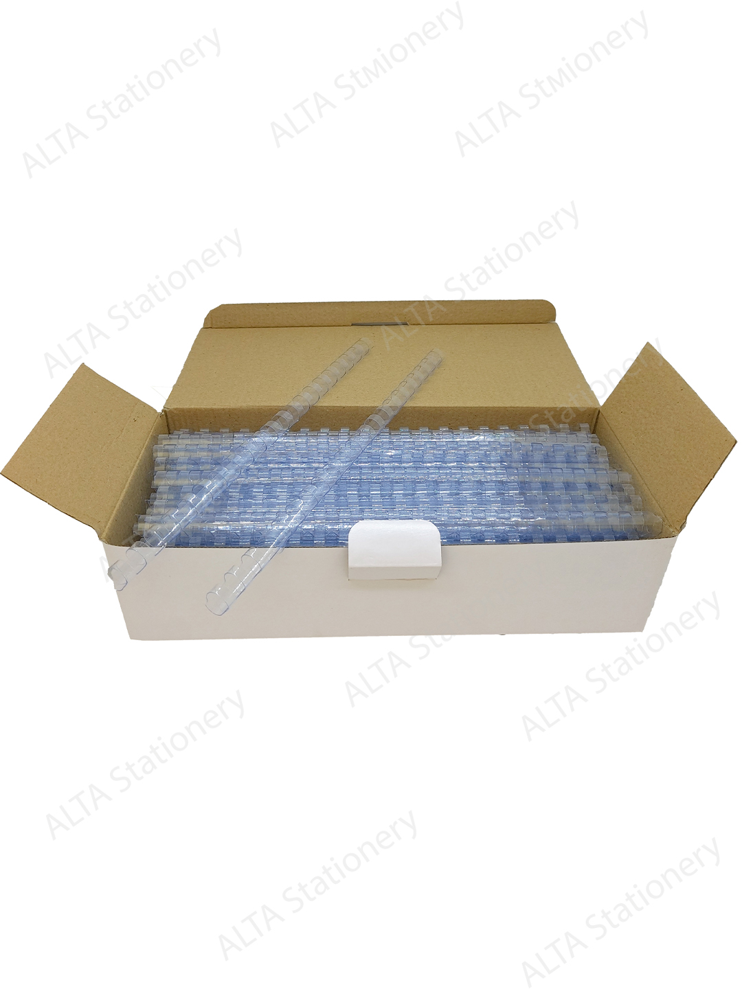 Jildlash uchun plastik prujinalar 12mm 100 dona (ko'k/qora/shaffof), 12-GR - 