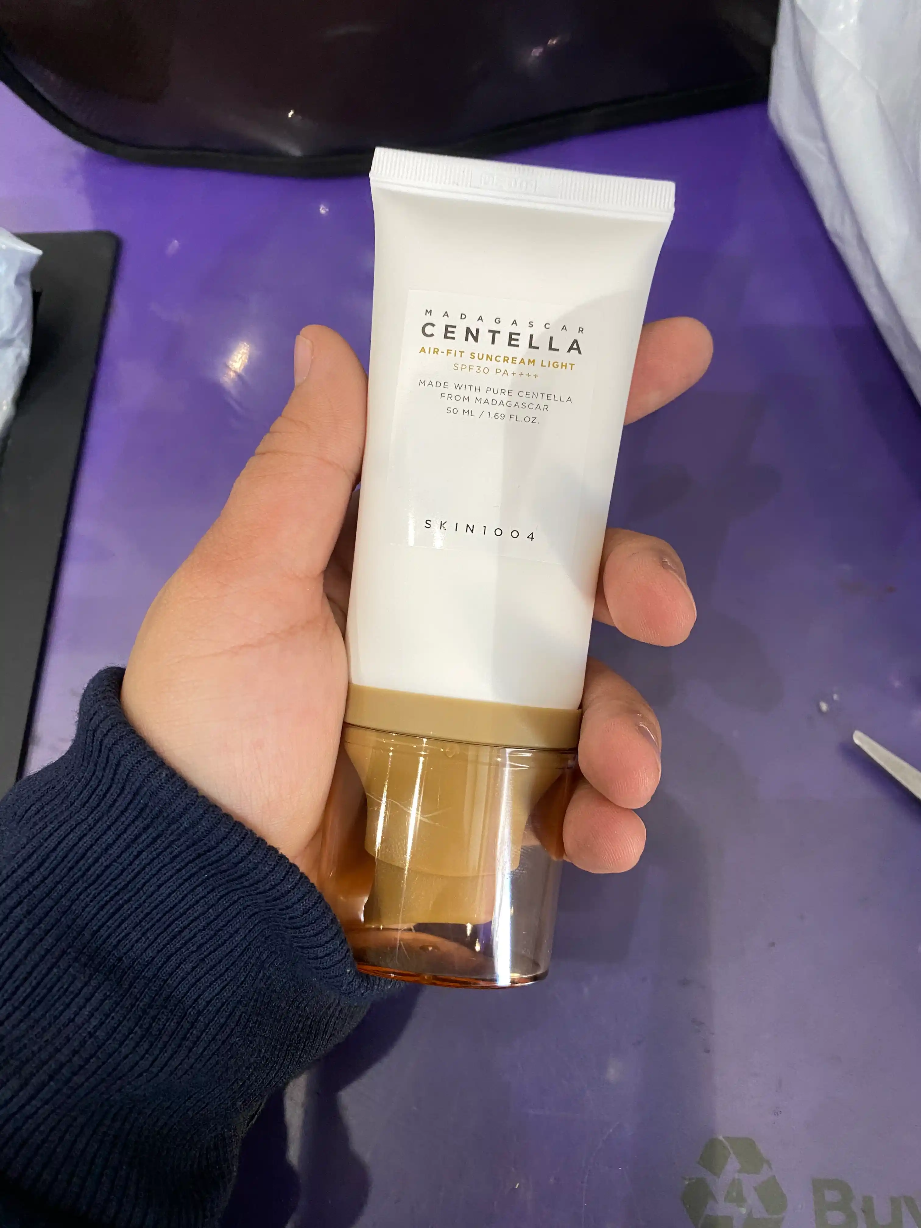 Солнцезащитный крем с центеллой SPF 50+ Skin1004 Madagascar Centella SPF50+ PA++++, 50 мл