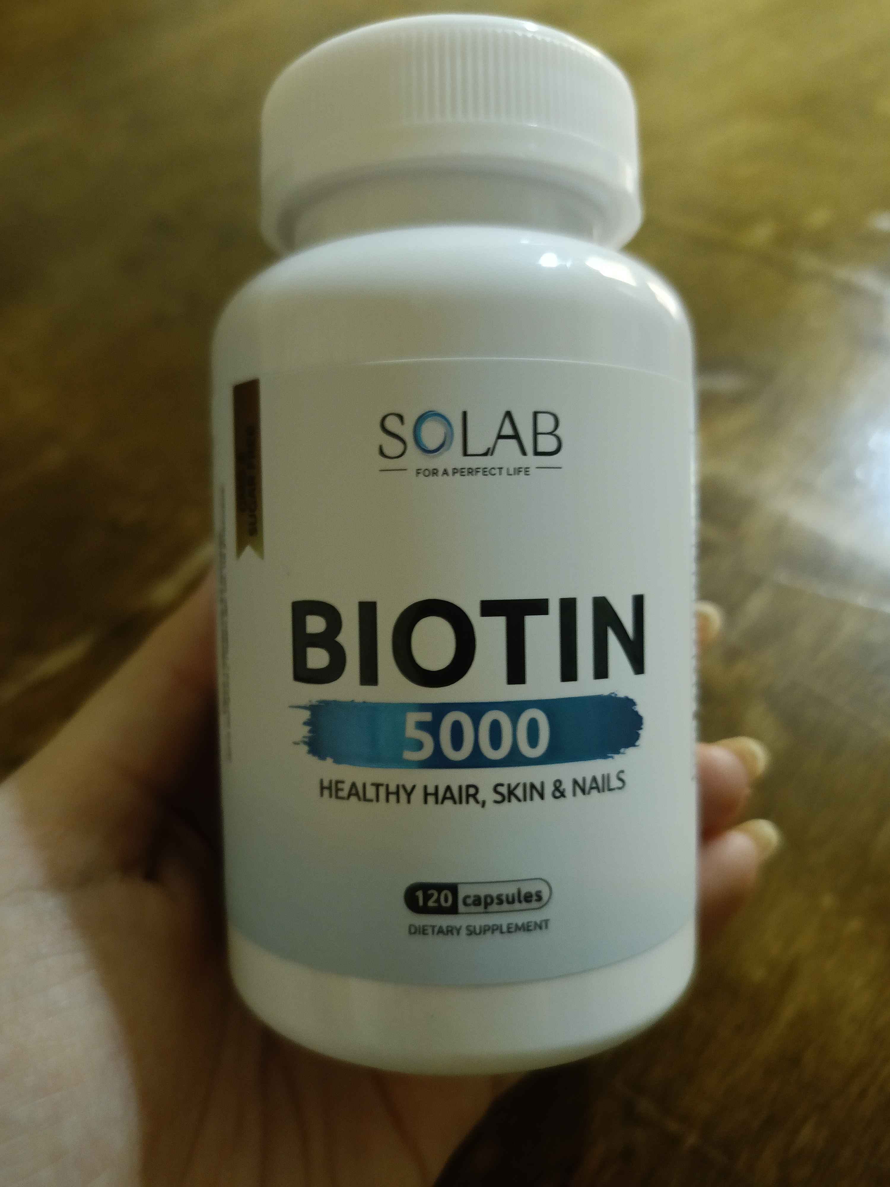 Biotin, SOLAB, 120 kapsula