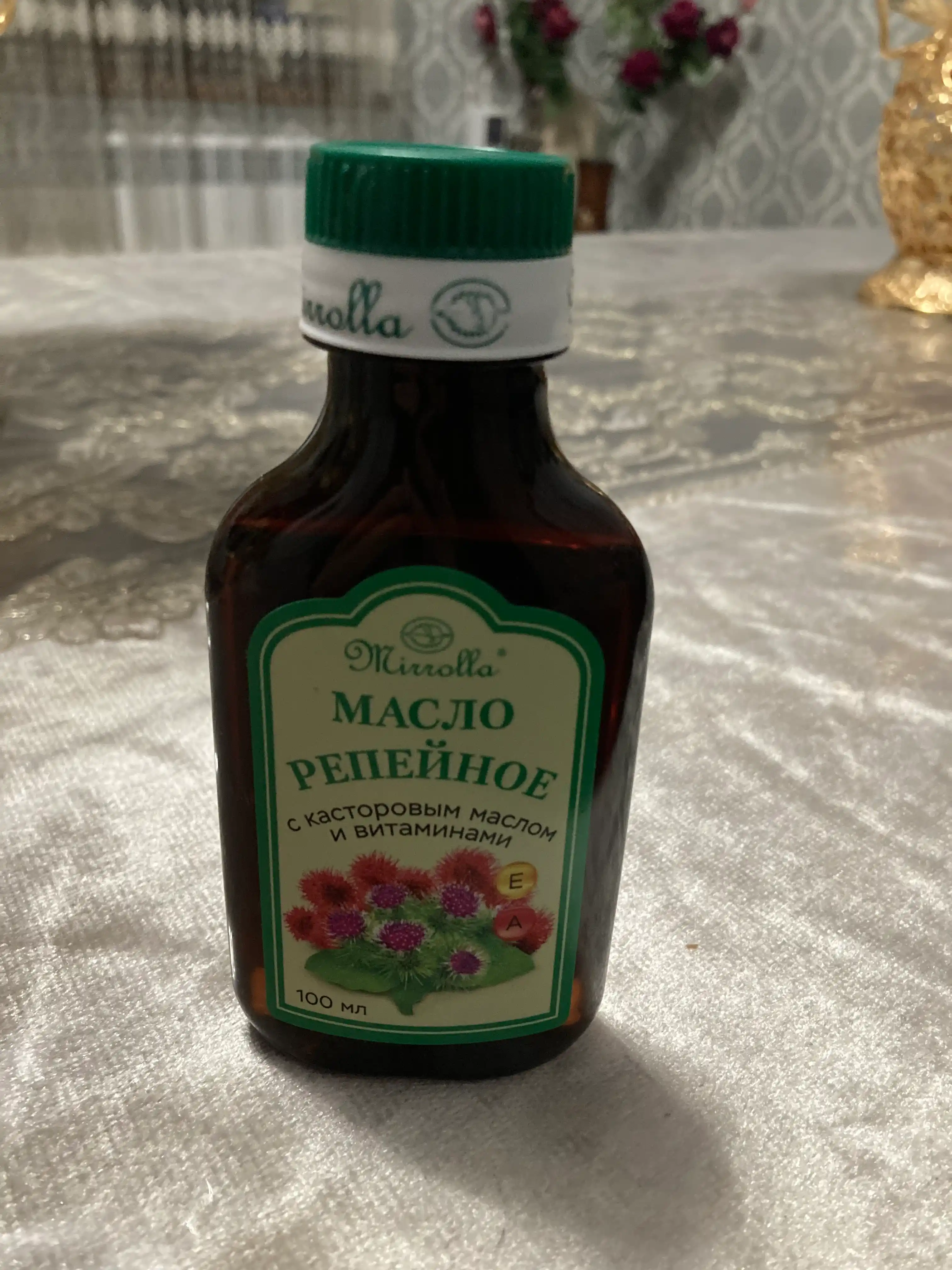 Масло репейное для волос Mirrolla, с красным перцем, 150 и 100 мл