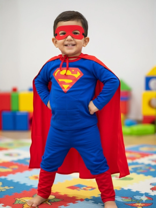 Karnaval kostyumlari Batman, Superman, Hulk
