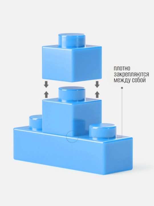 Мини 3D конструктор, головоломка для детей и взрослых
