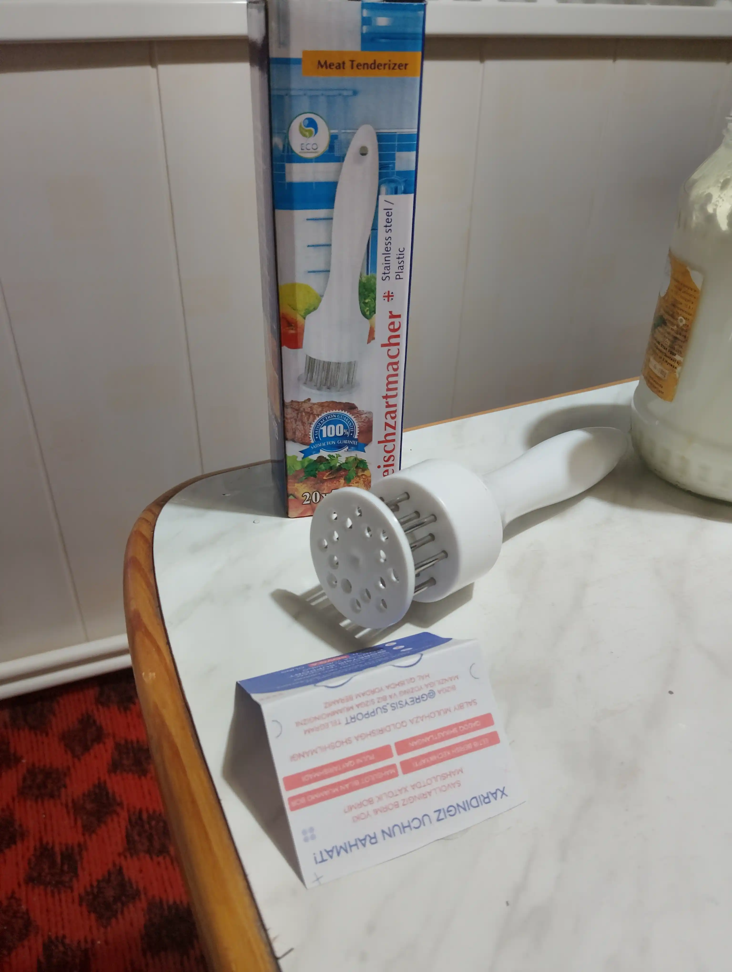 Barcha turdagi go'shtlarni teshish uchun tenderizator