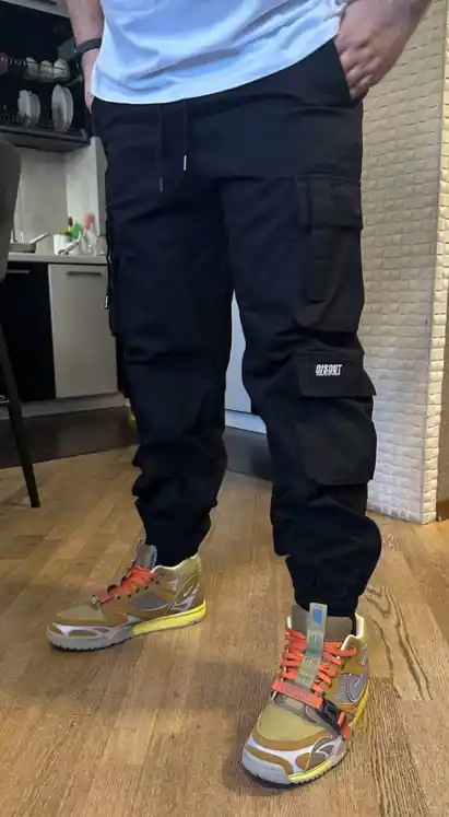 Erkaklar jogger shimlari, kargo uslubidagi sport shimi, kundalik qulay kiyim, M-XXXL