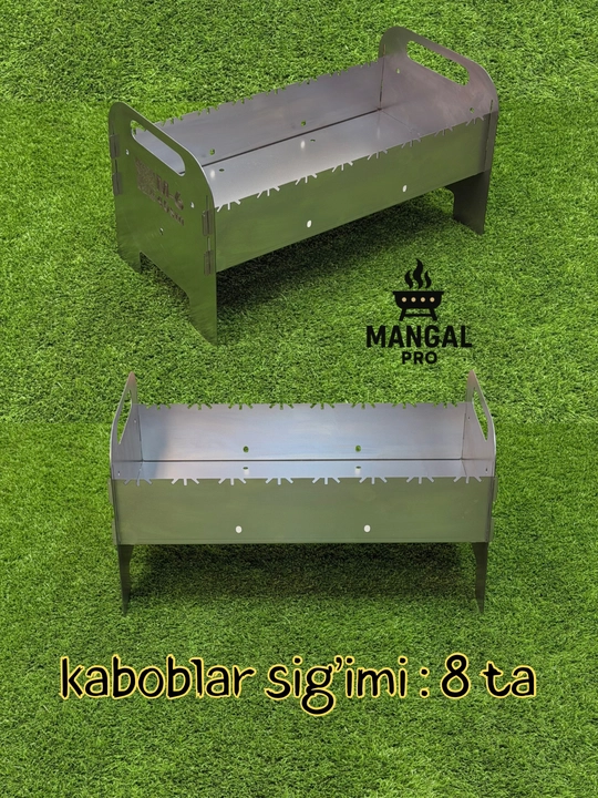 Складной мангал с аксессуарами Mangalpro M-6 крашеные и без крашеные
