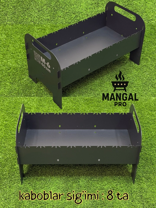 Складной мангал с аксессуарами Mangalpro M-6 крашеные и без крашеные