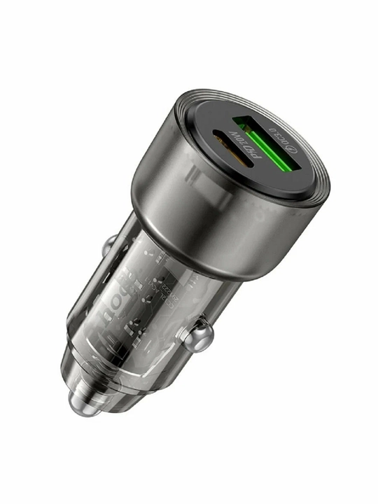Автомобильное зарядное устройство Toocki, 60 Вт, USB Type-C/A, быстрая зарядка