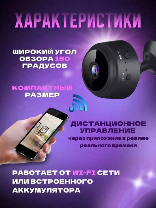 Мини камера, камеры наблюдения для домашней безопасности