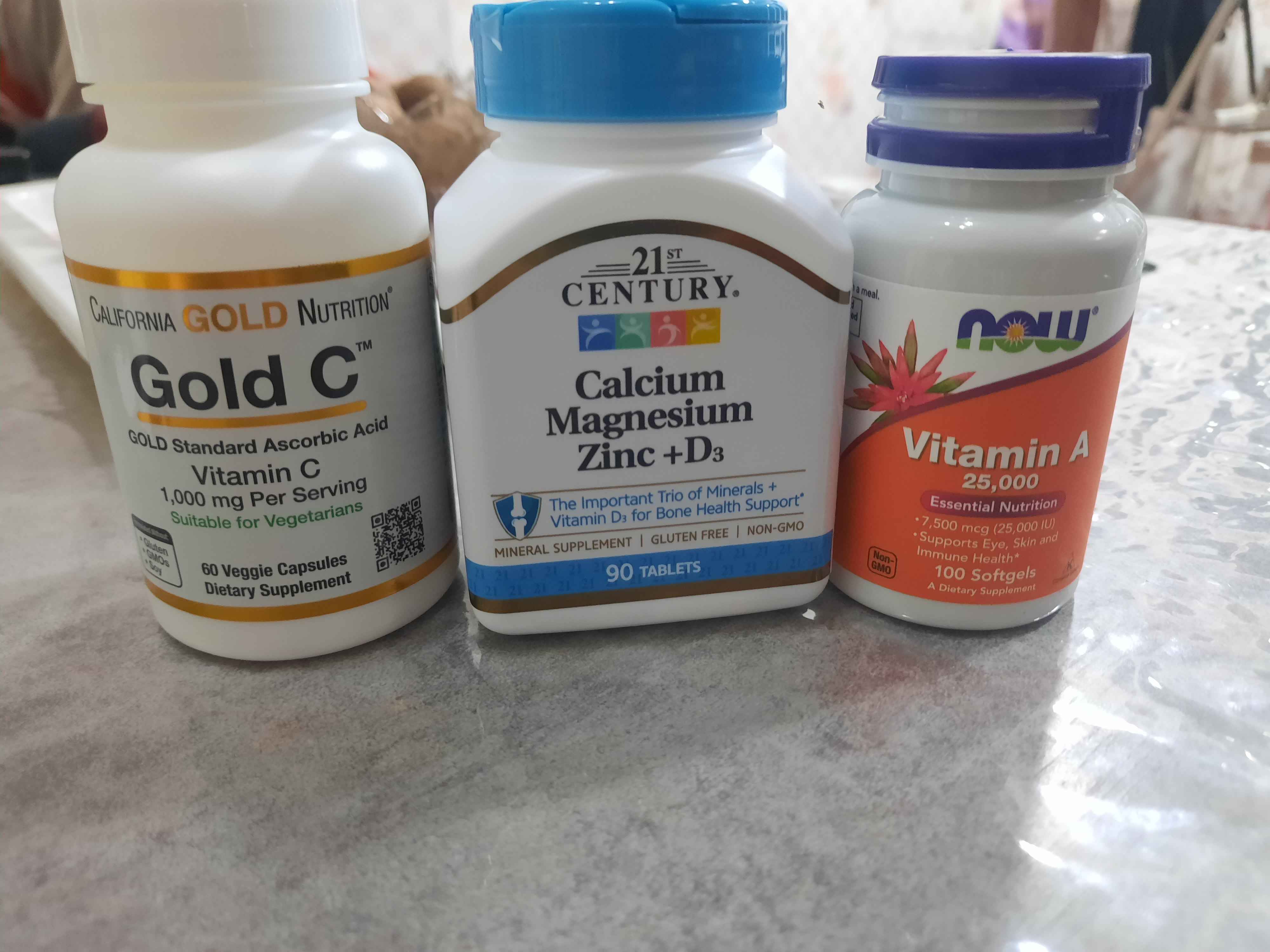 Витамин С California Gold Nutrition Gold C, 1000 мг, 60 капсул