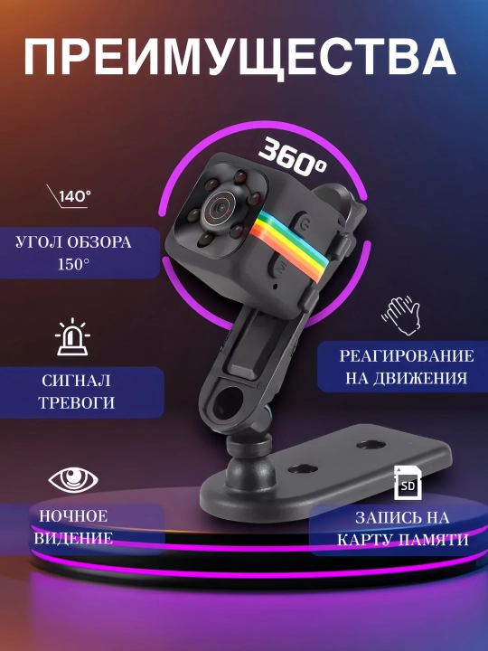 Мини камера, камеры наблюдения для домашней безопасности