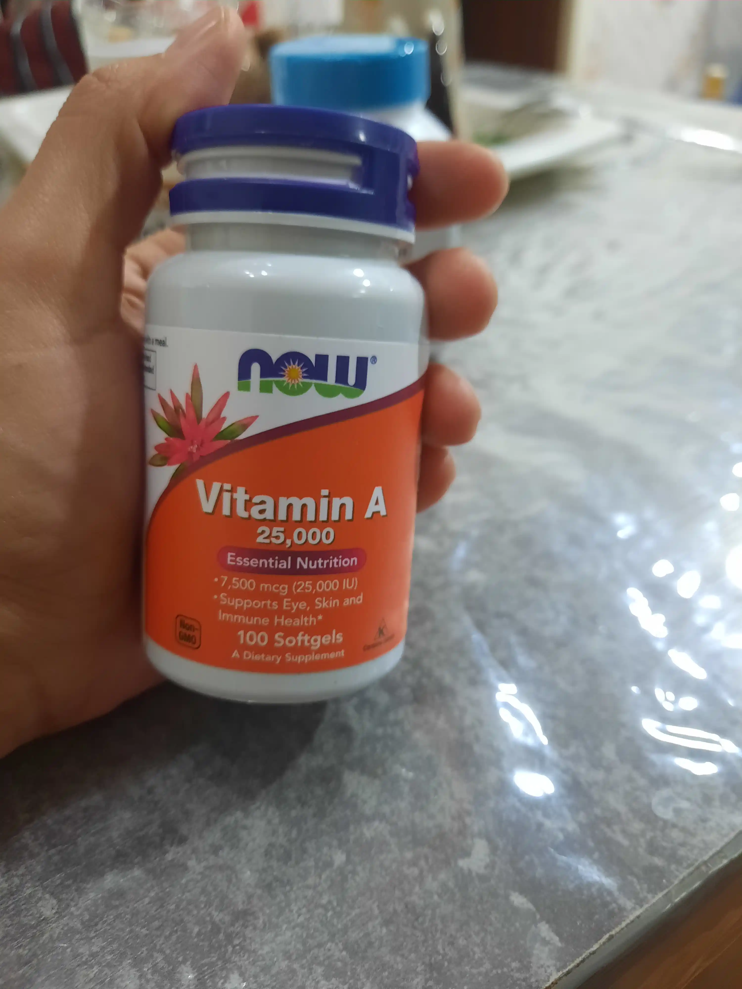 Витамин А 25000 ME Now Supplements, 100 капсул, Халяль