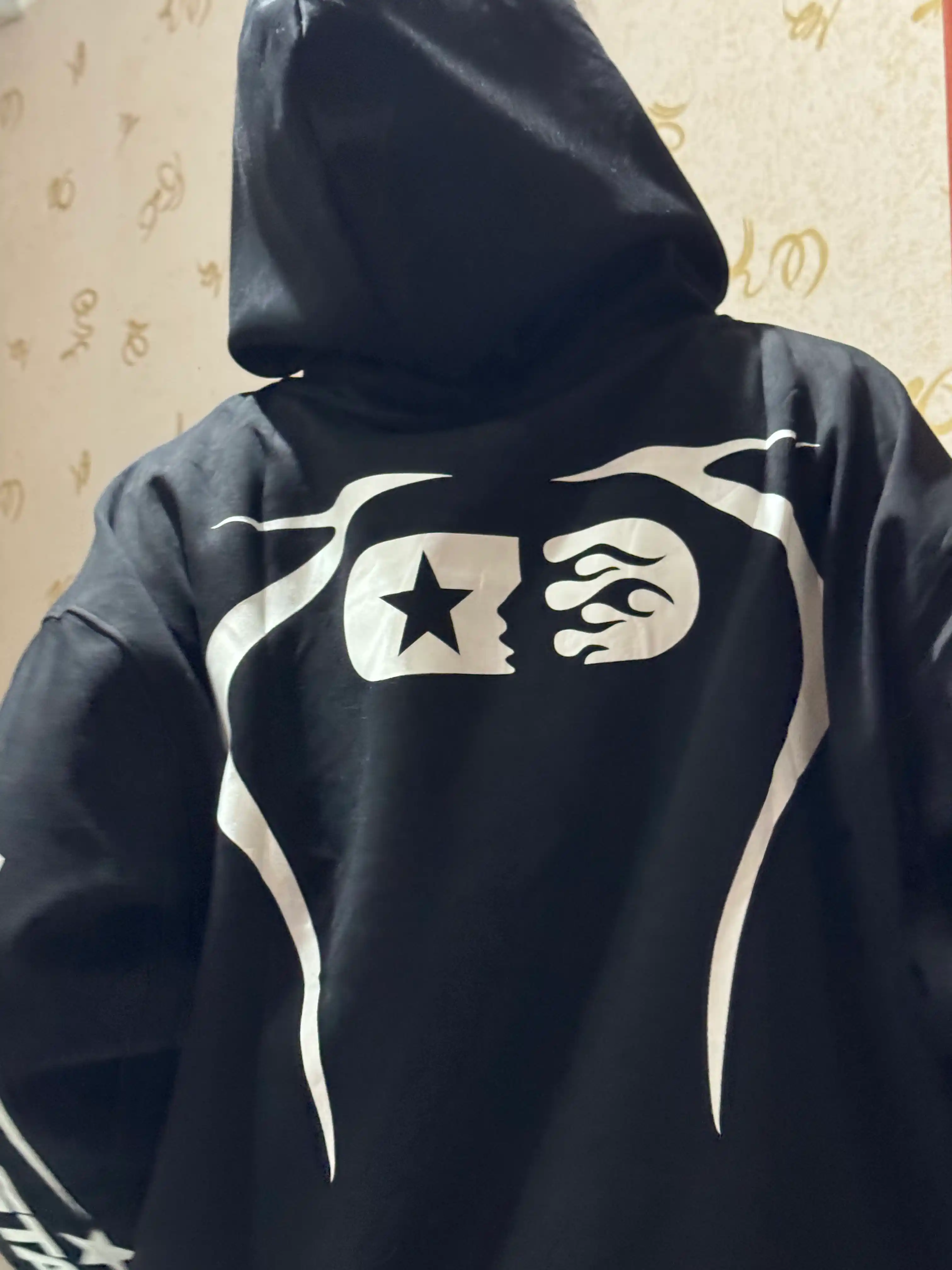 Худи оверсайз унисекс с принтом Hellstar, streetwear, Y2K