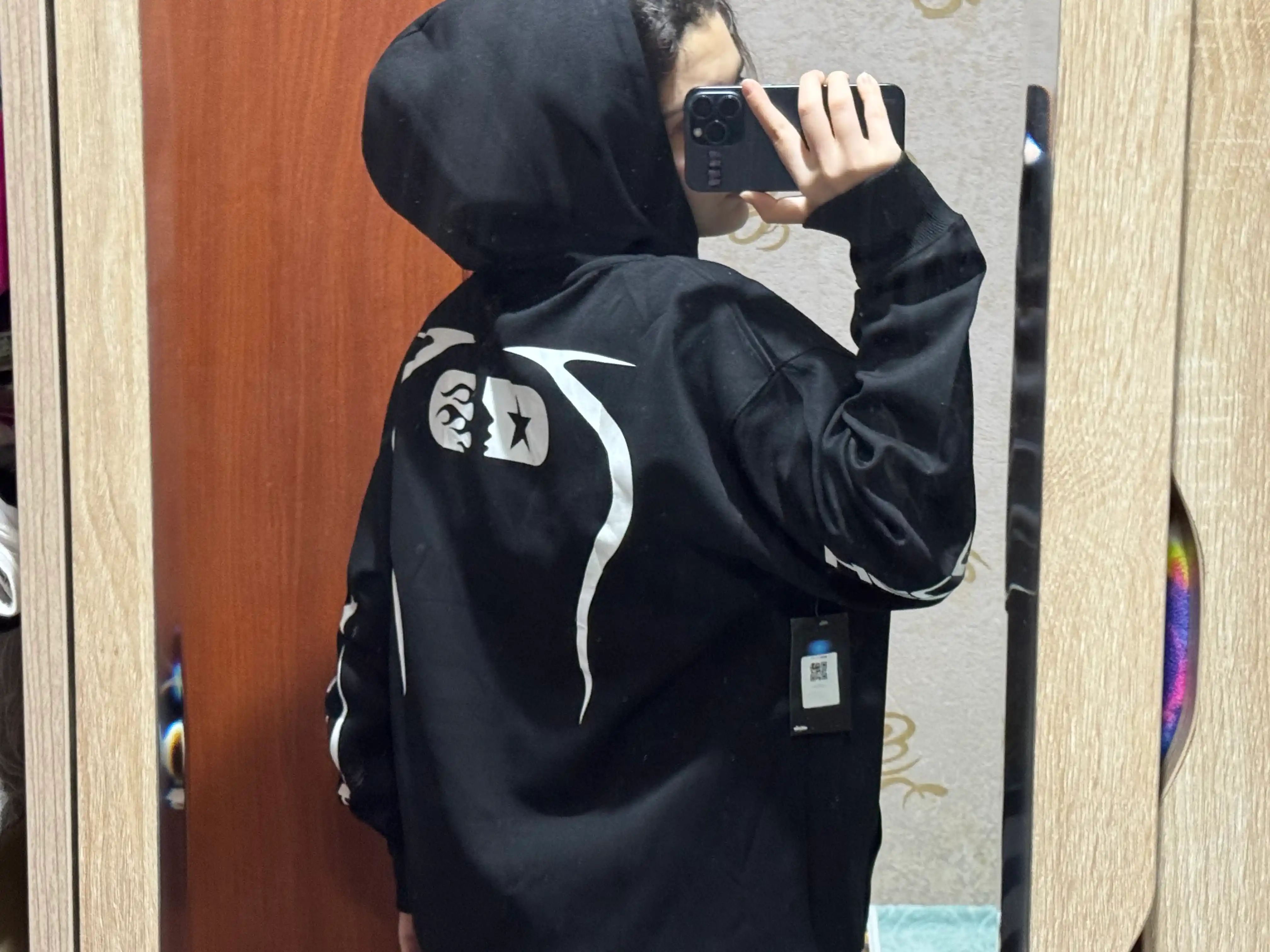 Худи оверсайз унисекс с принтом Hellstar, streetwear, Y2K