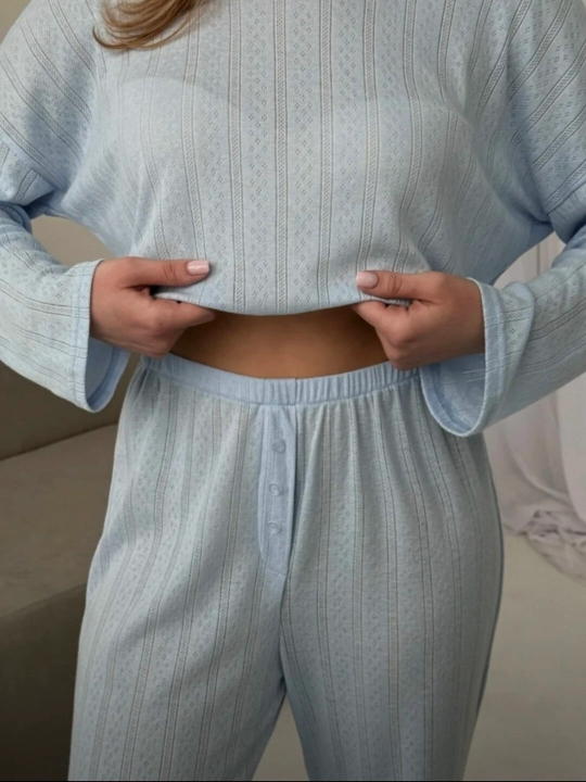 Ayollar pijamasi, top to‘plami, uy va uxlash uchun shim