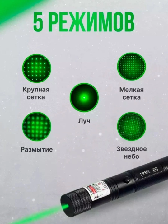 Laser 303 pointer lazer, taqdimot va tadbirlar uchun, ultra yashil