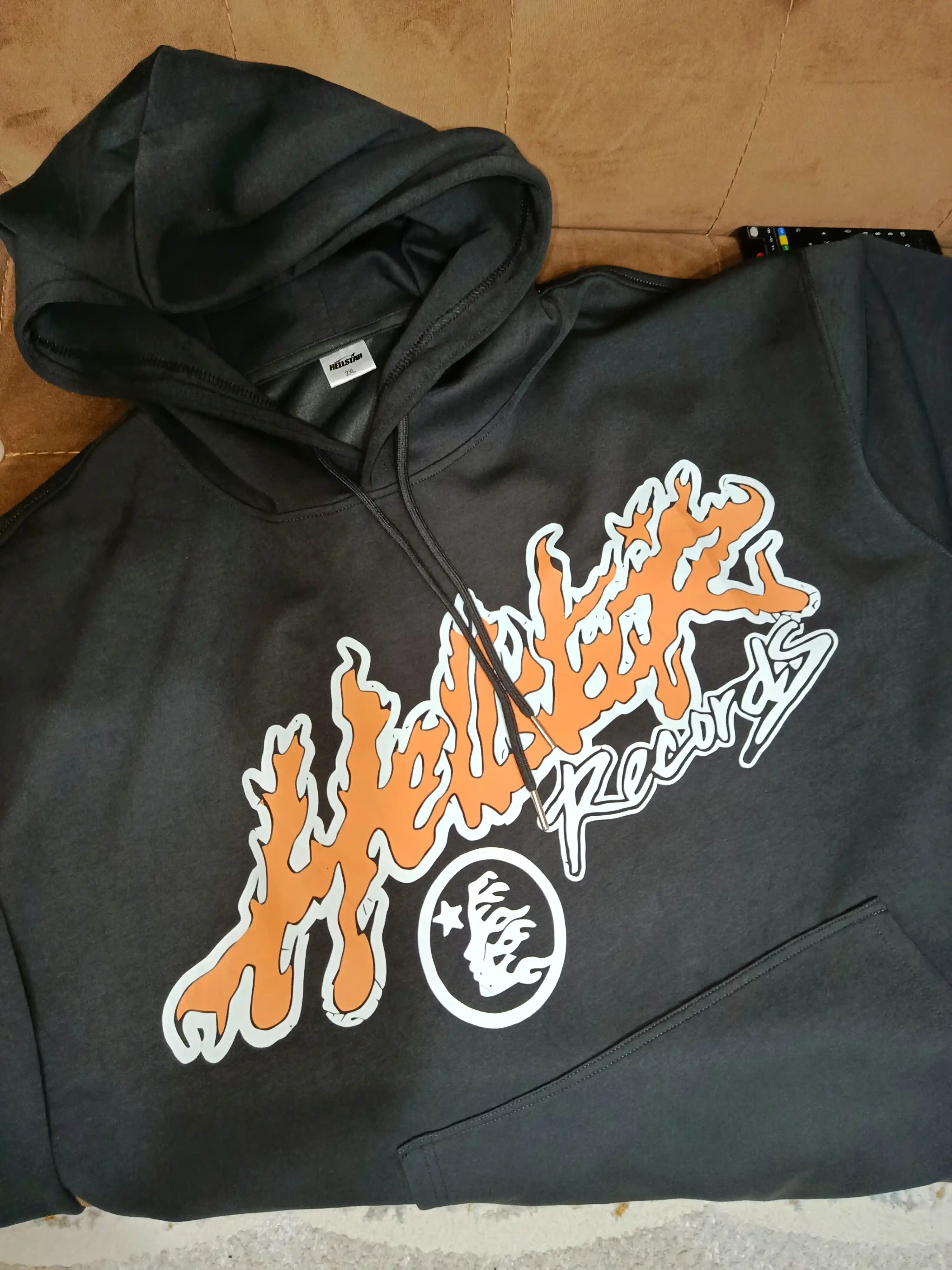 Худи оверсайз унисекс с принтом Hellstar, streetwear, Y2K