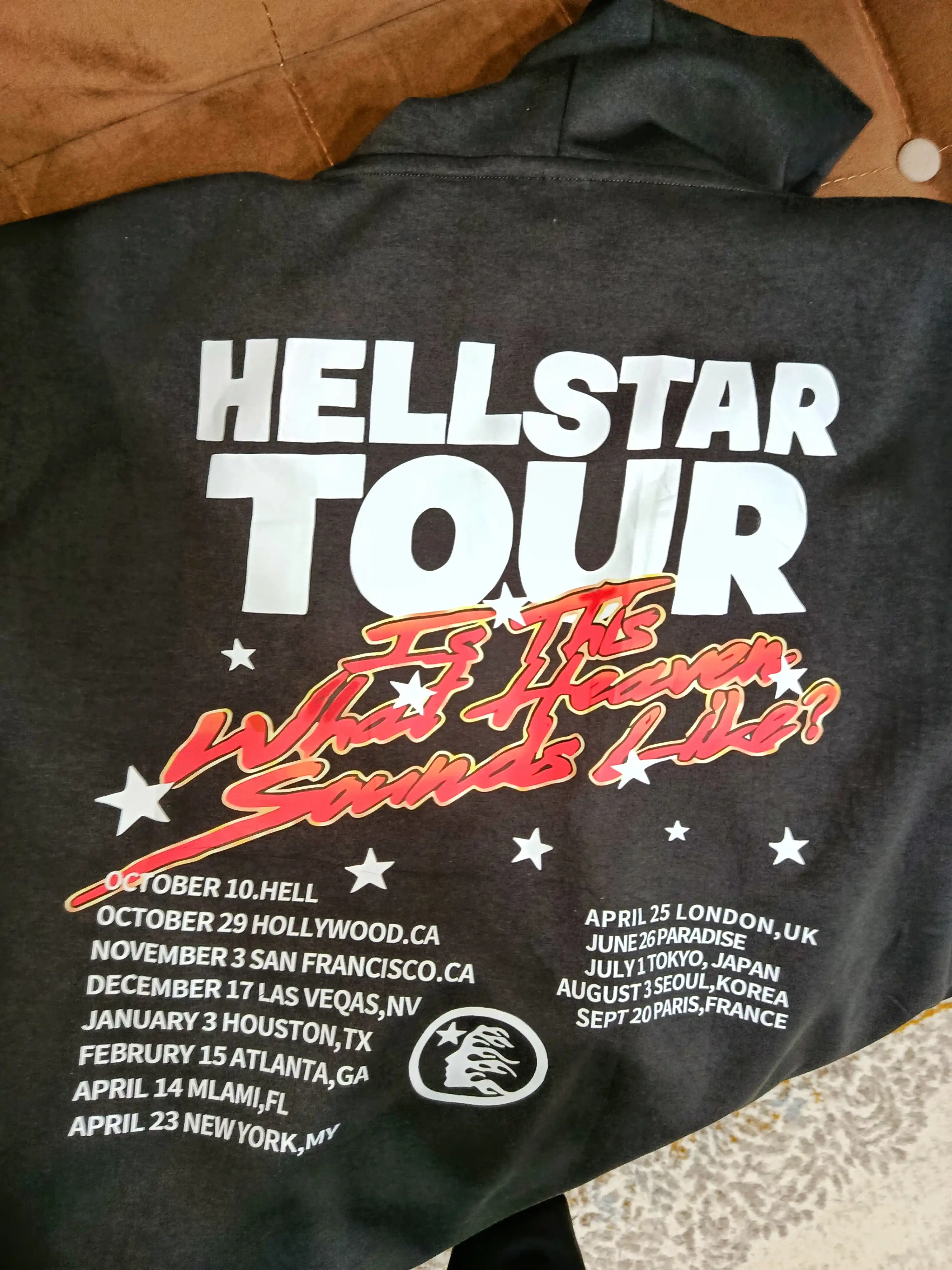 Худи оверсайз унисекс с принтом Hellstar, streetwear, Y2K